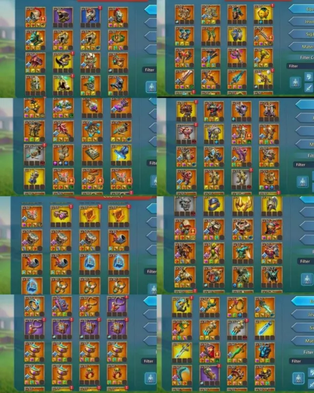 3 Lv.15, 1 Lv.14, 7 Lv.12 Champs · 4 / 6