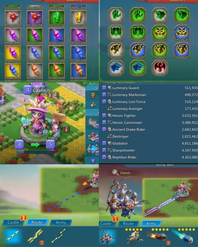 Can go to K1611 / 3 champs lvl 12 + 1 lvl 10 · 4 / 6