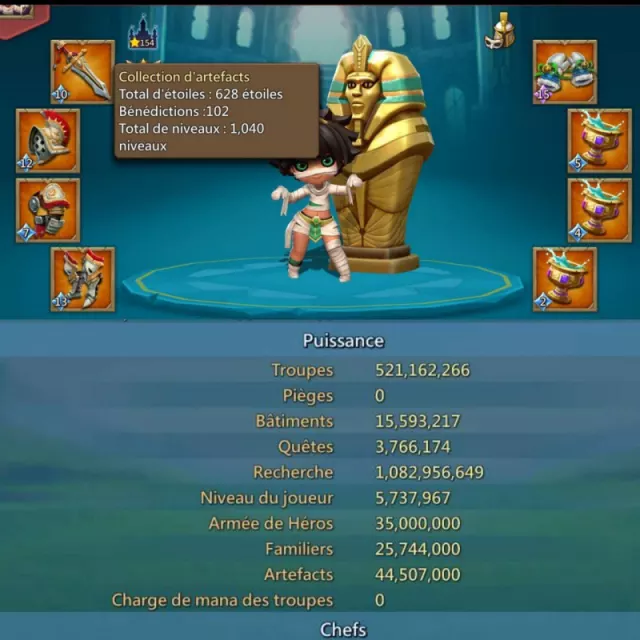 Low quests might / 5 mystic champs · 1 / 7