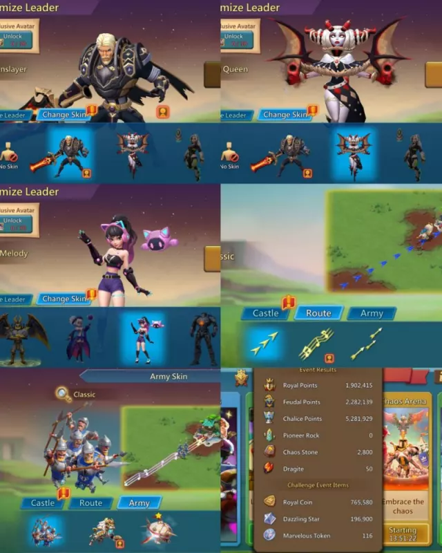Low Quest / Base stats : 733%, 722%, 730% · 2 / 7