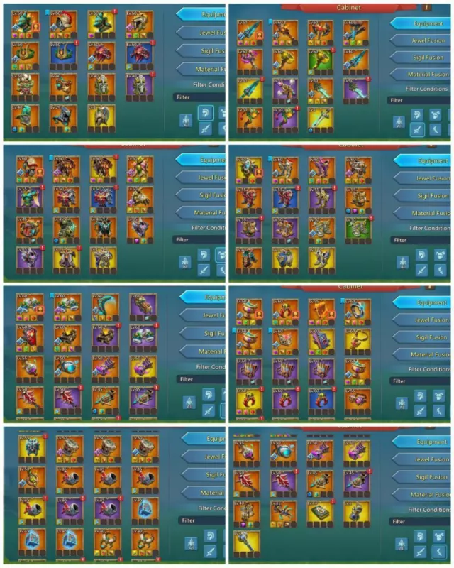 can fly to k1631 / 5 mythic champs · 7 / 8
