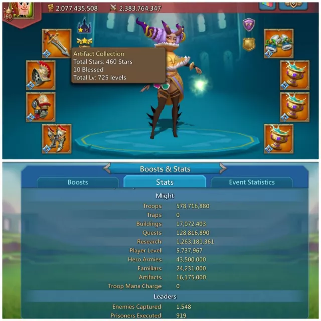 5 Champ - 4 Cups Mythic · 1 / 6