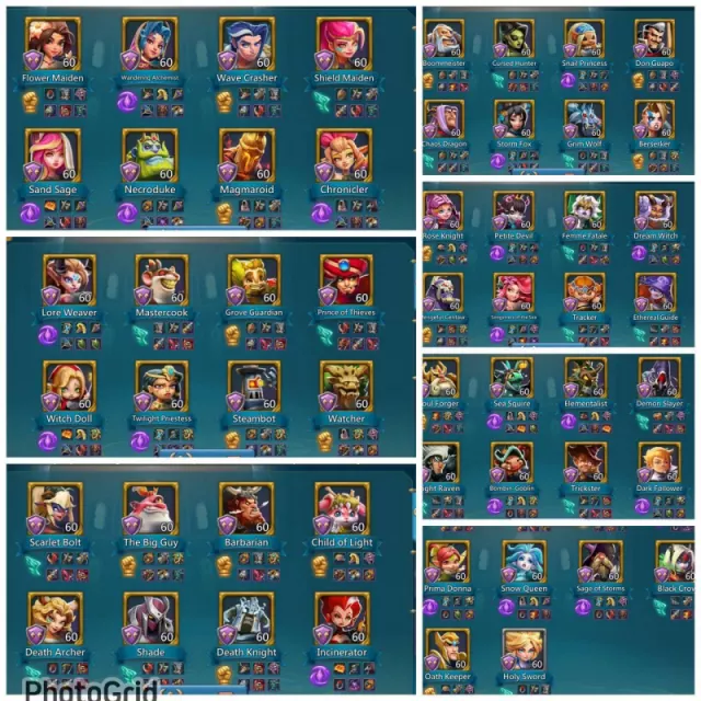 Low Base Might / 1 Lv.14/13, 3 Lv.12 Champs · 1 / 5