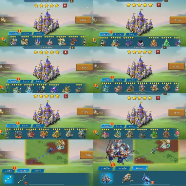 Low quests / Max stats: 1387-1261-1360% · 2 / 6