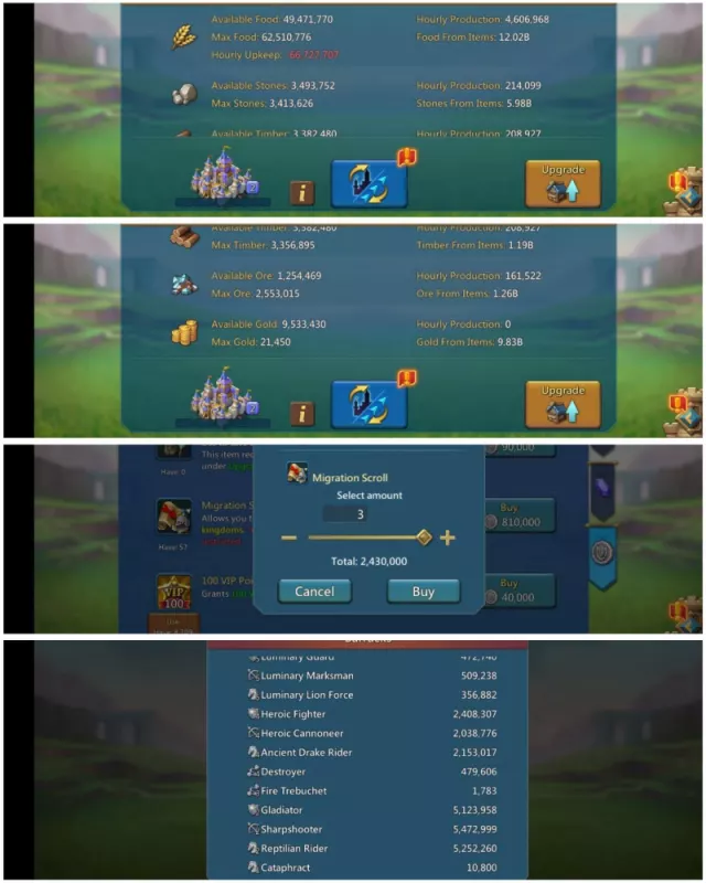 7 Lv.12 Champs / 1437-1399-1413% stats · 3 / 7