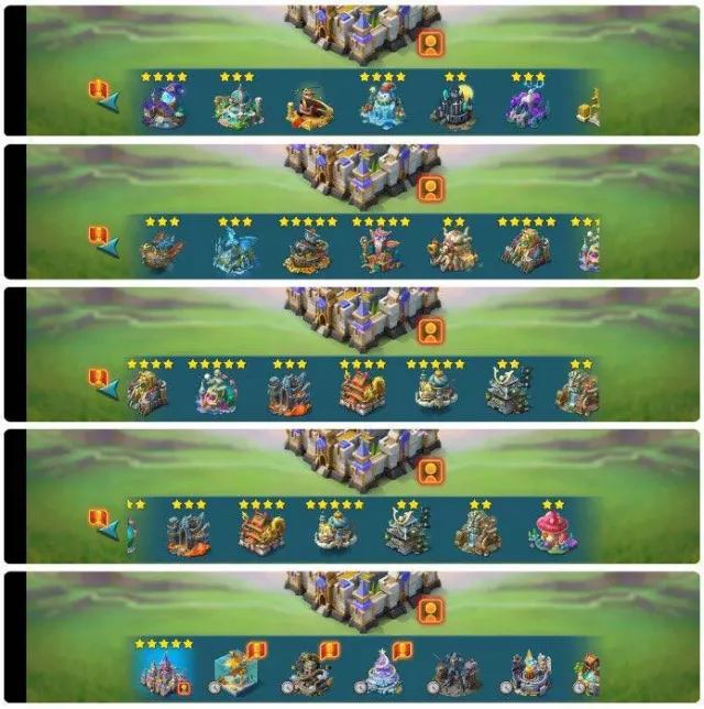 7 Champ mythic / 5 Cups mythic · 4 / 8