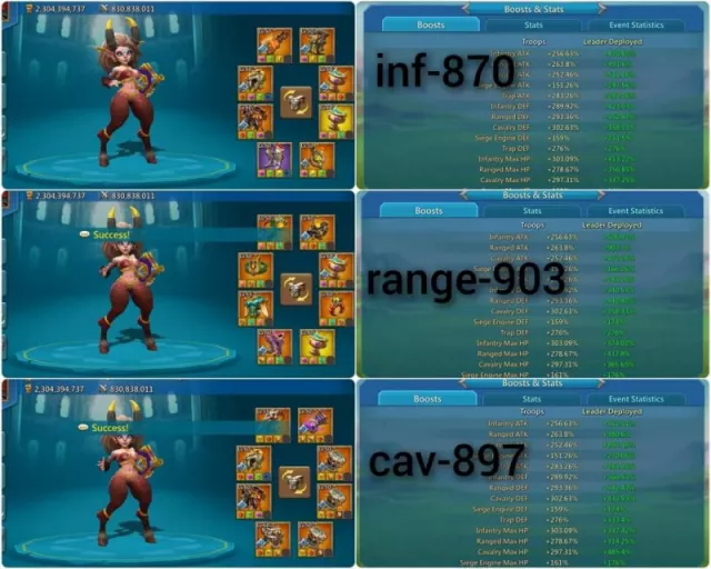 2.3b T5  3.5m t5 / 900% stats · 7 / 9