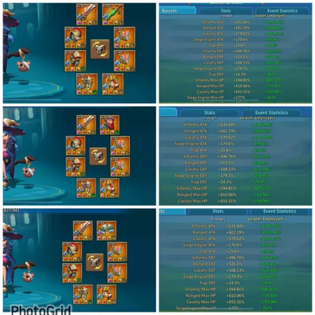 Low Base Might / 1 Lv.14/13, 3 Lv.12 Champs · 5 / 5