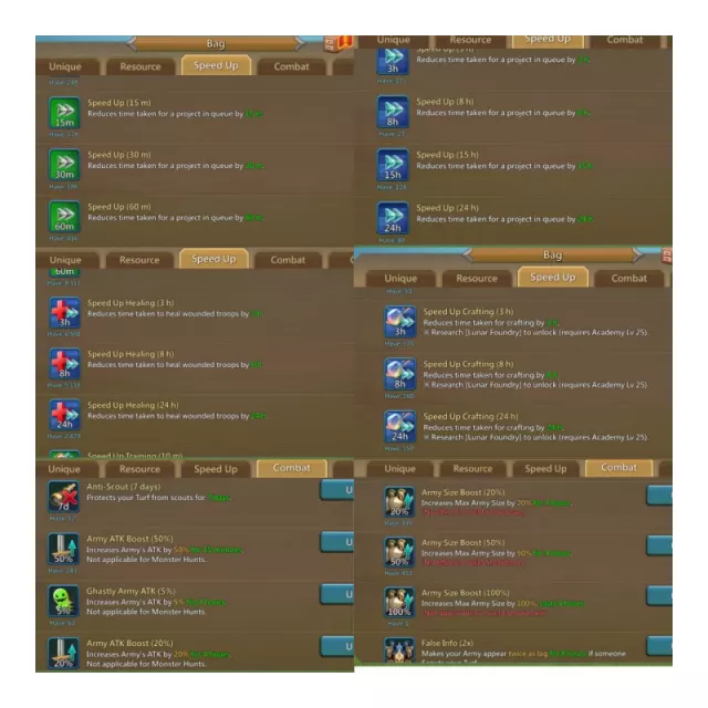 8 champ / 1lvl 12 champ · 3 / 8