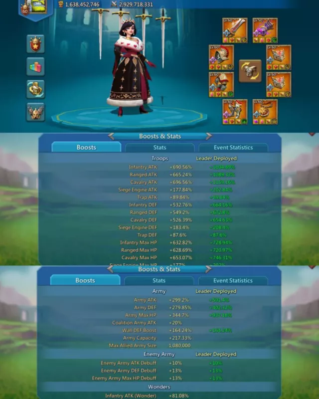 Can fly to k1146 / 690-665-695% Base stats · 6 / 9