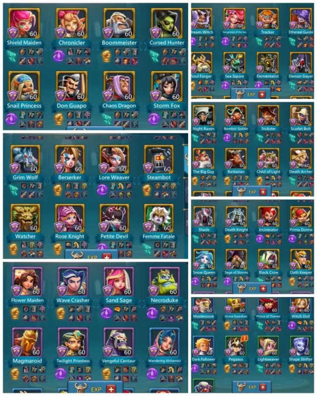 9 mythic champ  / 166 stars · 7 / 7