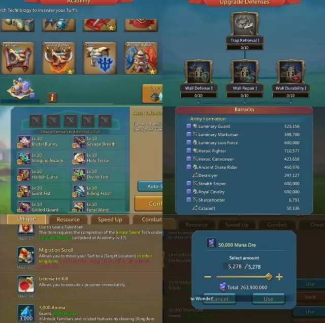 Can go K1570 / 0 quests might · 4 / 6