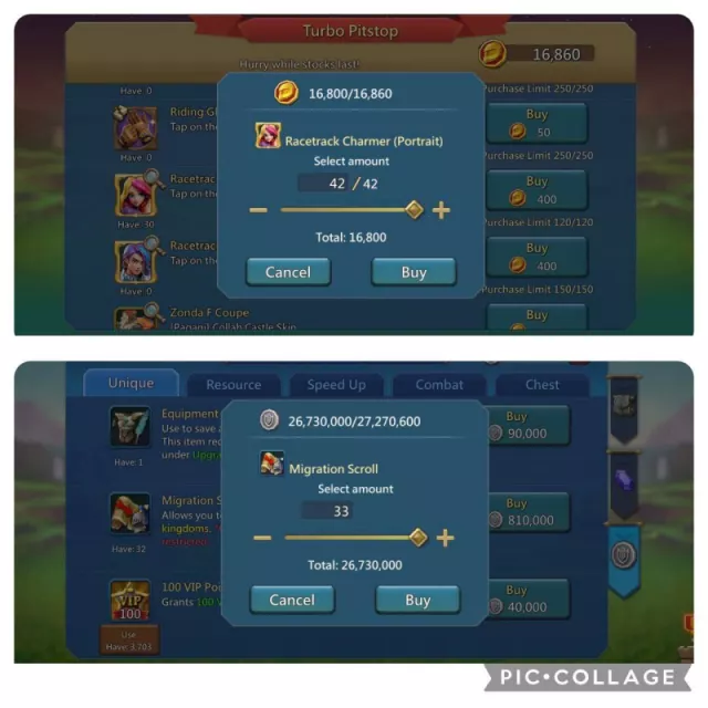 can go to 1196 / 7 Champ Orange · 2 / 6