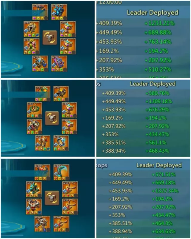 6 mythic champ 1 lvl 12 · 2 / 6