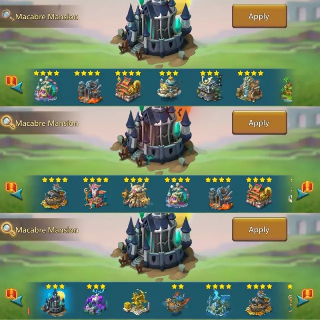 Low quests might / 5 champ · 3 / 6