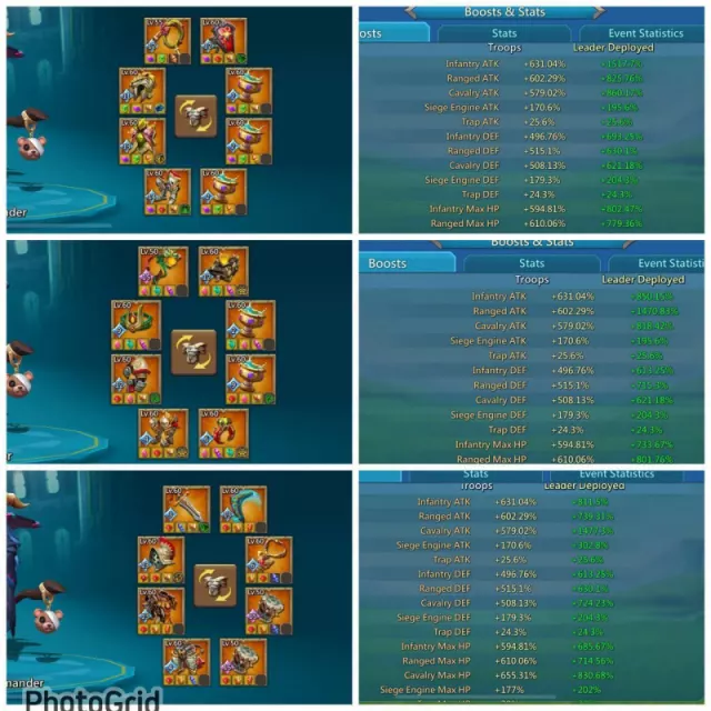 Low Base Might / 1 Lv.14/13, 3 Lv.12 Champs · 3 / 5
