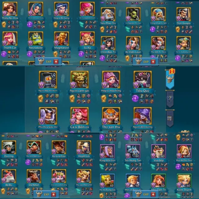 Low quest might / 119 bless · 3 / 8