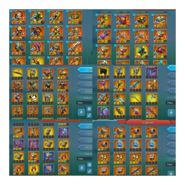 Low quest / Can gok1094 / 7 Champ orange · 6 / 6
