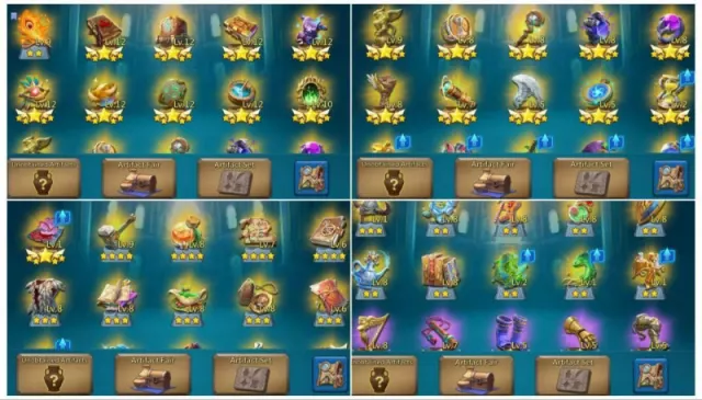 Low Base Might / 1295%-1240%-1269% stats · 6 / 8