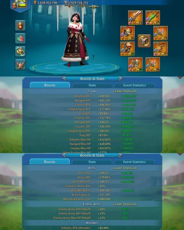 Can fly to k1146 / 690-665-695% Base stats · 8 / 9