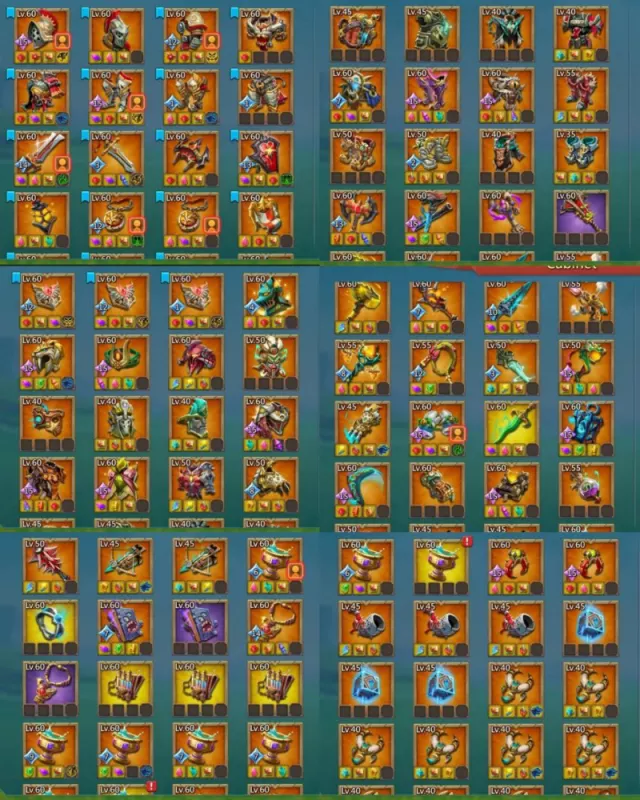Beauty 3x11ks, 686%, 683%, 673% B Stats , 3 wonder artifacts · 5 / 7