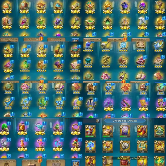 Can  K1623 / 6 mystic champs + 2 astra cups · 4 / 7