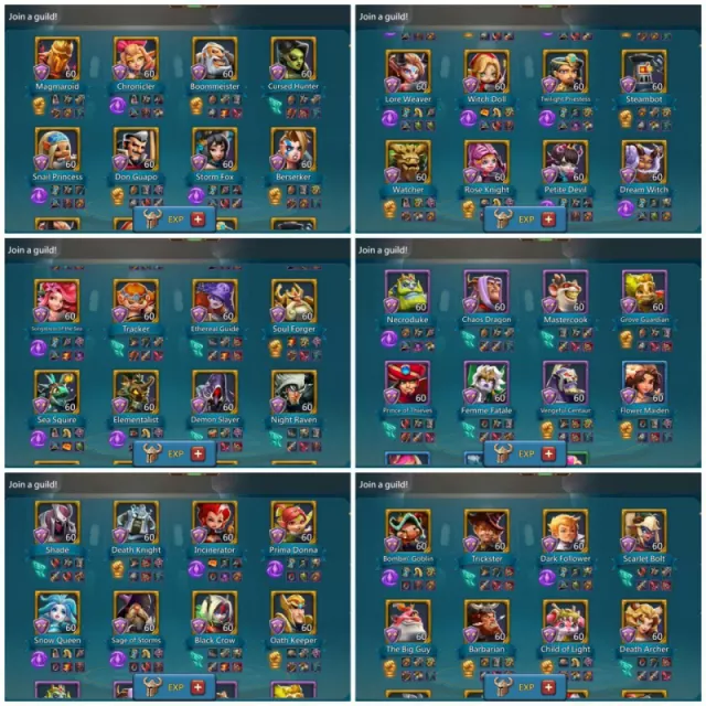 5 Champ - 4 Cups Mythic · 6 / 6