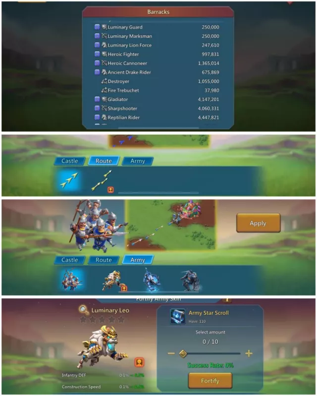4 Champ lvl 12 / 646-637-644% Base stats · 5 / 7