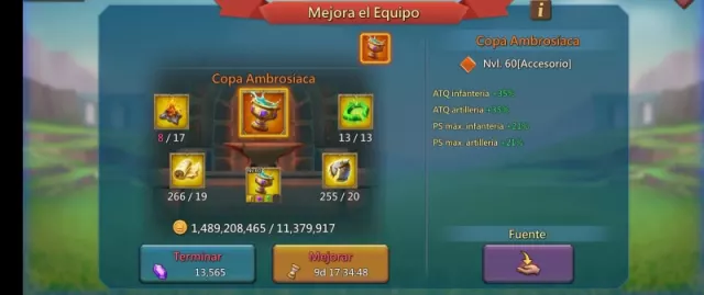 Full Champ  / 813% PS Max / 2x lvl 12 · 10 / 24