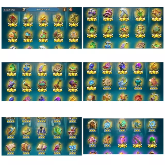 9 mythic champ  / 166 stars · 4 / 7