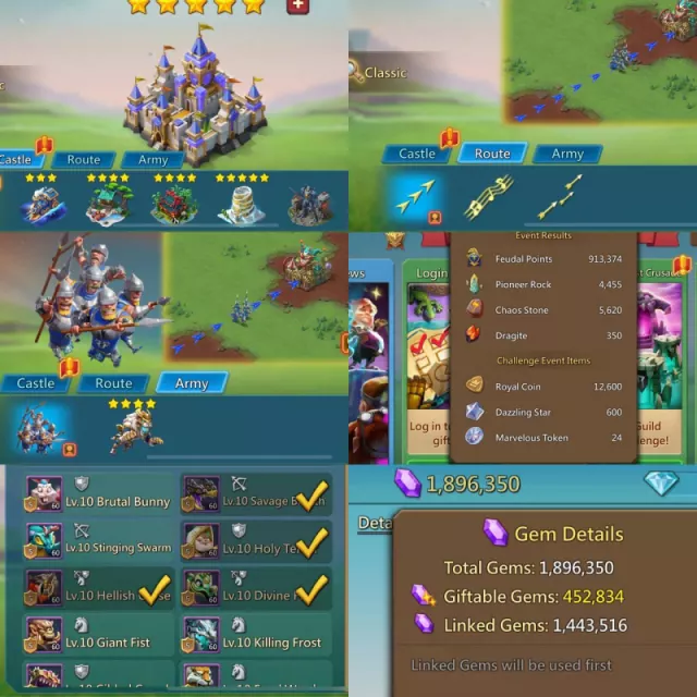Can  K1623 / 6 mystic champs + 2 astra cups · 5 / 7