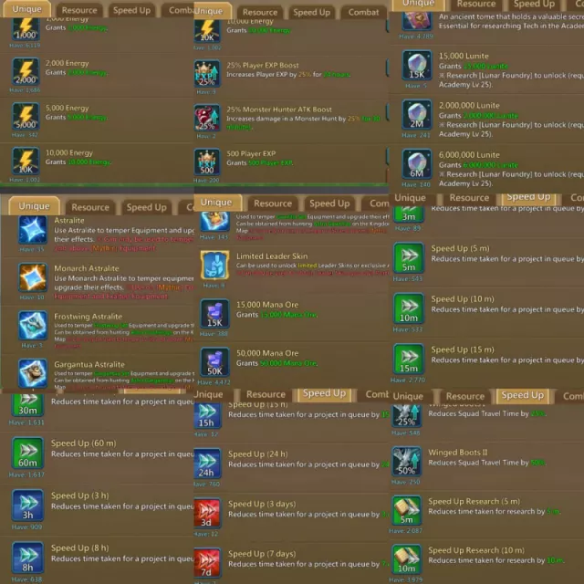 Can go to K1543 / Max stats: 1569-1521-1503% · 1 / 9