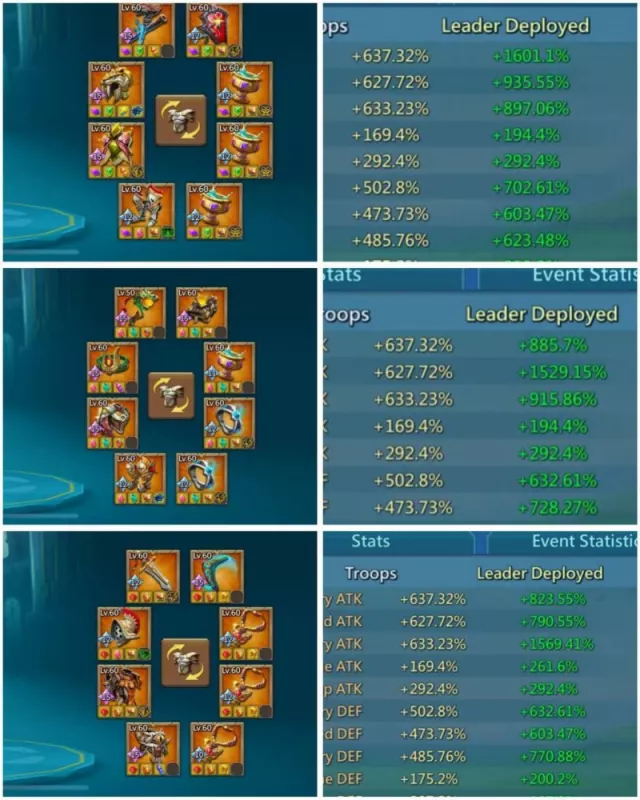 Best account : Base stats :637-627-633 · 5 / 7