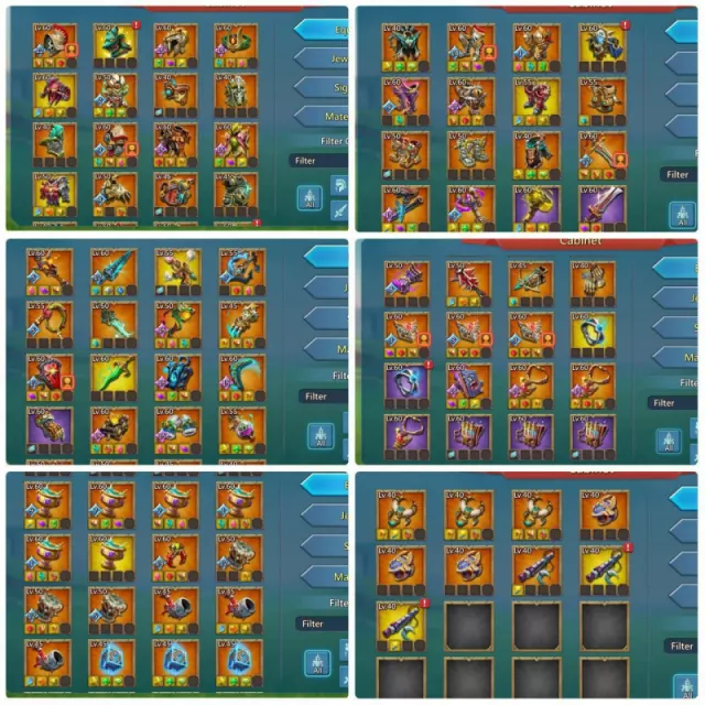 Restricted low might RL / Max stats: 1386-1332-1349% · 8 / 9
