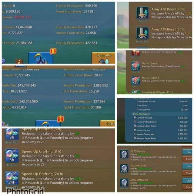 Full champ  / 1 lvl12 / 137 stars · 4 / 5