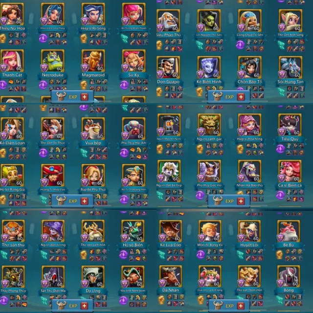 3*11k low might / 5lvl15 inc 1 accessory · 7 / 9