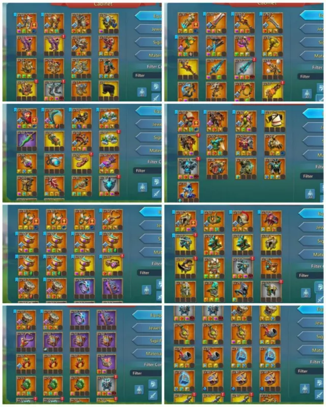 9 mythic champs / Blasts 1342-1250-1290% · 3 / 4