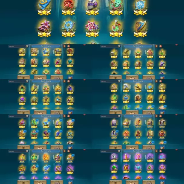 3*11k low might / 5lvl15 inc 1 accessory · 5 / 9