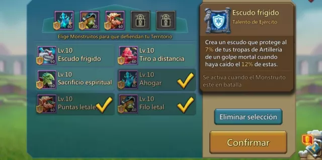 RALLY TRAP MITICA 43M TROPAS DEBUFF · 9 / 10