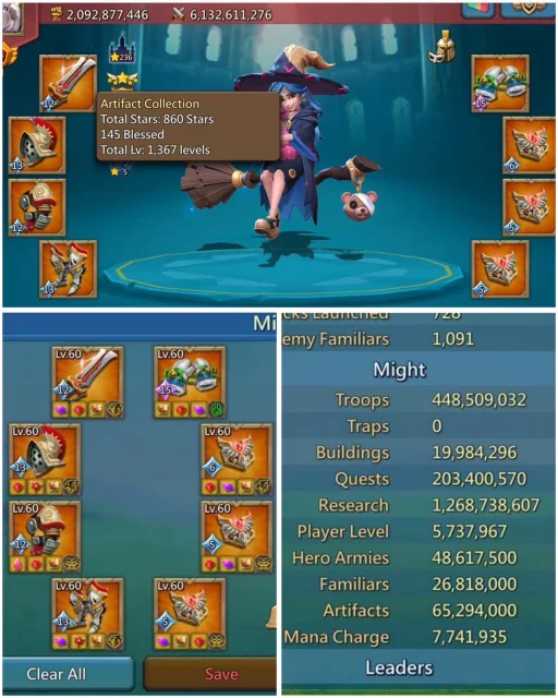 CUENTA LORDS MOBILE | 12 CHAMP | REF 7BCFB · 1 / 1
