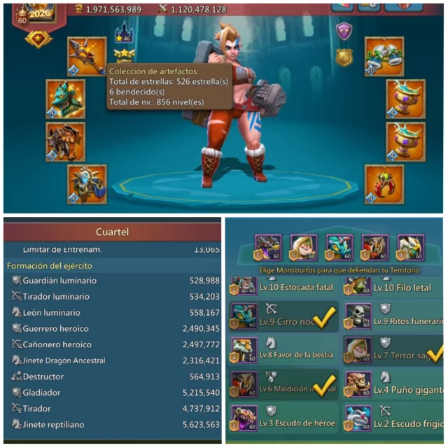 CUENTA LORDS MOBILE | 1 CHAMP | REF B9A5A · 1 / 1